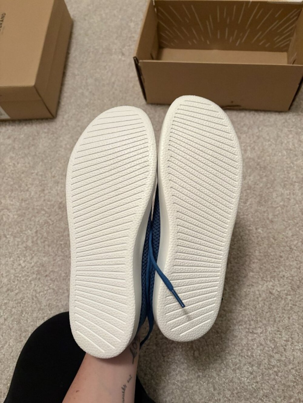 AllBirds Blue Women's Tree Piper Sneakers - 9, NWT - Picture 4 of 5